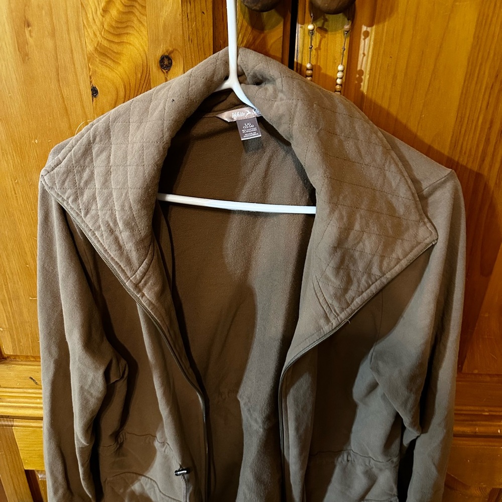 Brown Quilted Jacket